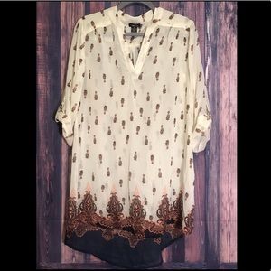 Rue 21 Sheer Tunic - XL